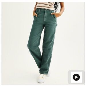 Juniors' SO® High-Waisted Utility Dad Pants